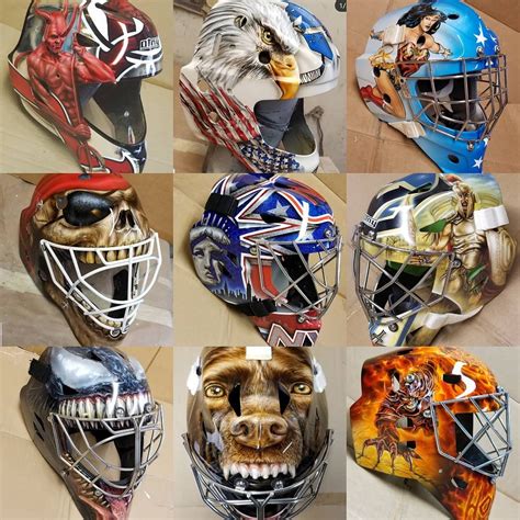 custom gucci hockey mask|hockey goalie masks.